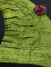 Ajrakh Kgm Bandhani Printed Silk Sarees Wholesale Price In Surat